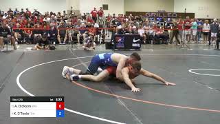 2024 Men’s Freestyle Senior World Team Trials Andrew Dickson vs Keegan OToole 79 KG Con Rnd of 16 [upl. by Laumas]