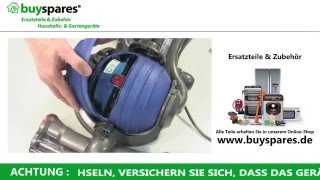 Anleitung Entfernen amp Reinigen eines Dyson DC24 Staubsaugerfilters [upl. by Alegnave]