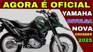 YAMAHA Divulgada Nova Crosser 150 Para 2025 [upl. by Uhile]