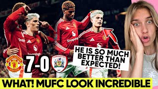 United Were Sensational😱 Garnacho amp Rashford Incredible Man Utd 70 Barnsley Reaction [upl. by Nyleak683]