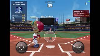 WINNING MY SECOND EVER HOMERUN CONTEST I’m Baseball 9 [upl. by Soll950]