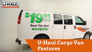 UHaul Cargo Van Features [upl. by Atinat]