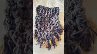 Tutorial for the Crochet Kerchief Cowl is on my channel [upl. by Pederson557]