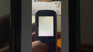 Nokia 6233  Almost completely white home screen shorts [upl. by Ahswat]