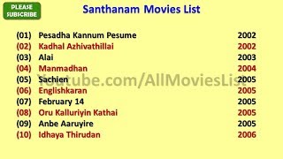 Santhanam Movies List [upl. by Nieberg840]