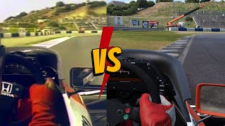 Real Life vs Automobilista 2  Gerhard Berger 1990 Jerez Qualifying Lap [upl. by Janaye511]