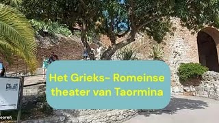 Sicilië  Het GrieksRomeinse theater van Taormina [upl. by Kado278]