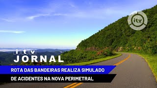 ROTA DAS BANDEIRAS REALIZA SIMULADO DE ACIDENTES NA NOVA PERIMETRAL [upl. by Bartolemo]