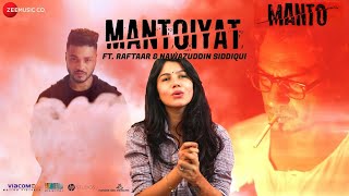 Raftaar x Nawazuddin Siddiqui  MANTOIYAT  Manto  Reaction Pooja Rathi  CuteBox [upl. by Ishii]