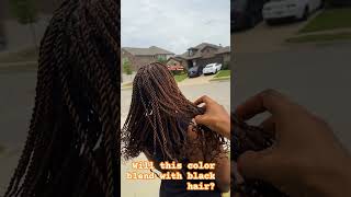 braids twiststyles twistbraids knotlessbraids twistout minitwiststyles brown how to do [upl. by Solegna]