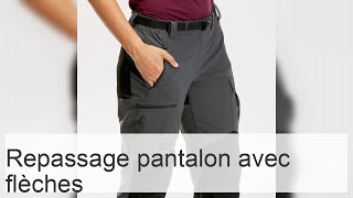 Comment repasser correctement un pantalon avec des flèches [upl. by Dyl]