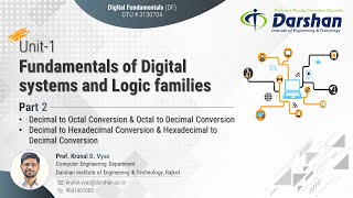 Decimal to Octal Conversion Decimal to Hexadecimal Conversion and vice versa  Unit1 02 [upl. by Siseneg925]