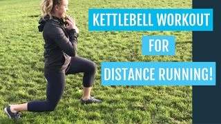 Distance Running Weight Training Workout With A Kettlebell [upl. by Gilberte]