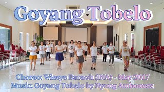 GOYANG TOBELO  line dance Wiesyelinedance Baraoh INA [upl. by Ideih562]