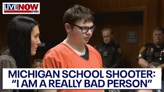 Ethan Crumbley sentencing Oxford school shooter speaks in court  LiveNOW from FOX [upl. by Nnylahs]