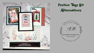 Festive Tags Kit alternative Cards Facebook Live Replay [upl. by Min]