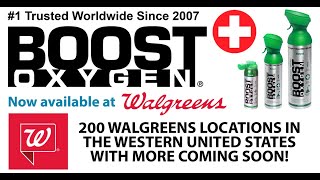 Boost Oxygen now available at 200 Walgreens locations  breathe​ oxygen​ breathing [upl. by Winnie]