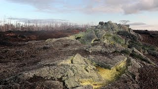 Exploring Kilauea Lava Fissure 24 Leilani Estates Hawaii Volcano [upl. by Akiam558]