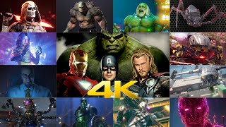 Marvels Avengers Reassemble XBOX Series XS All Boss Fights with all DLC on BRUTAL MODE 4K [upl. by Hinze]