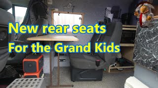 Fit Raer Seats for the grandkids Vanlife and Overlander Show [upl. by Kinsman]