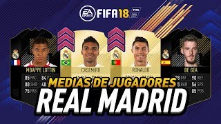 FIFA 18 REAL MADRID  VALORACIÓN JUGADORES Y FICHAJES  MI PREDICCIÓN [upl. by Worden884]