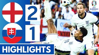 Englands Epic Comeback Stunning Victory Over Slovakia in Extra Time  Highlights  Euro 2024 [upl. by Hteb]