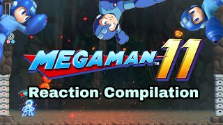 Mega Man 11  Announcement Reveal Trailer  Reaction Compilation [upl. by Tearle]