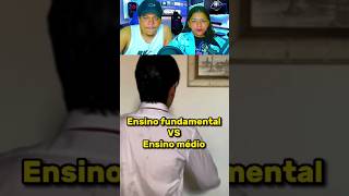 REACT CASSITO  ENSINO FUNDAMENTAL vs ENSINO MÉDIO [upl. by Anauq]