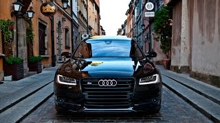 2017 Audi S8 Plus 605hp black on black  details launch control interior exterior [upl. by Oam]