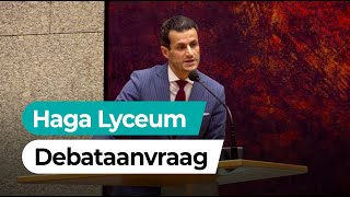 Debataanvraag Azarkan DENK over de hetze tegen het islamitsiche Haga Lyceum [upl. by Virgy]