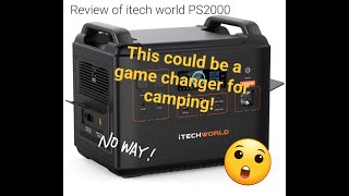 Itech World PS 2000 Power bank review [upl. by Natelson320]