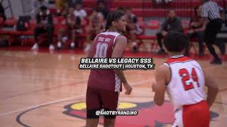 Legacy SSS vs Bellaire  Texas Highschool Basketball  November 2024 [upl. by Delcine]