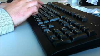 Cherry G80 3000 LSCDE typing [upl. by Giannini]