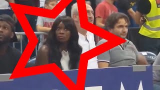 Reaction of Charles Jenkins sister on Red Star Belgrade Fans Delije [upl. by Atiran]