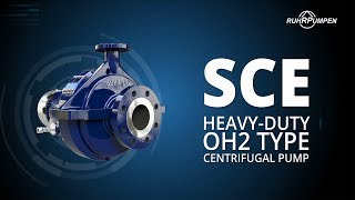 Ruhrpumpen SCE Process Centrifugal Pump OH2 type [upl. by Ennairrek]