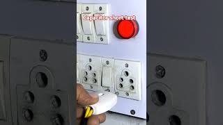 How capacitor short ytshorts iti itielectrician experiment practical [upl. by Aehsal]