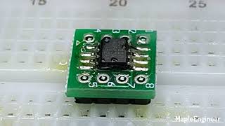 Soldering with the 1588 Walmart soldering iron  SOIC8 [upl. by Baudin]