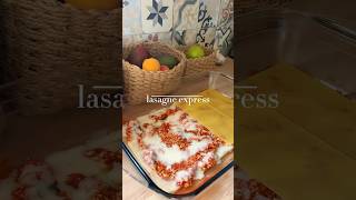 Lasagne vegan express 🍅 10 minuti e via in forno [upl. by Candyce]