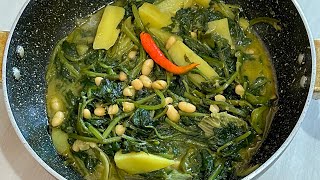 পালং শাকের ঝোল । Spinach Curry Recipe [upl. by Kired]