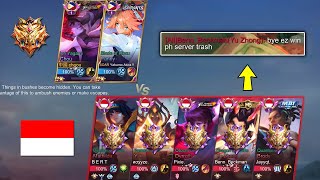 2 YOUTUBER VS 5 TRASHTALKER INDONESIAN WHO WIN [upl. by Neelat555]