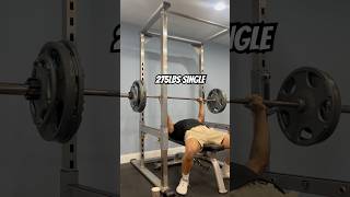 275lbs Paused Bench [upl. by Montague]