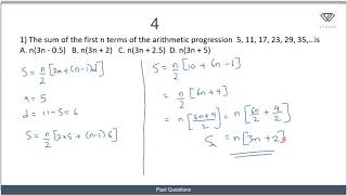 8 JAMB Past Questions on Series and Sequence [upl. by Bonns920]