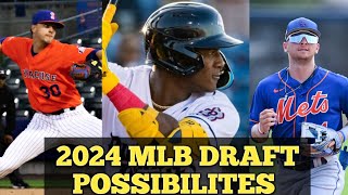 2024 MLB Draft order opens up HUGE Mets prospects possibilities [upl. by Roumell]