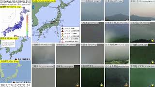 🔴緊急火山噴火速報ライブ The Realtime Volcano Eruption Alert in Japan [upl. by Dyan]