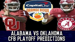 Alabama vs Oklahoma Prediction  College Football Playoff Predictions [upl. by Hertha824]