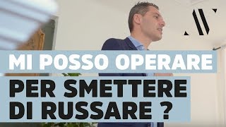 Quali sono gli interventi chirurgici per smettere di russare [upl. by Balcer]