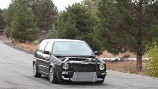 MK2 GTI 16v turbo burnout [upl. by Neeoma]