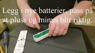 Bytte batterier i komfyrvakt mKomfy [upl. by Frazier577]