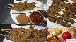 BROCHETTES A LEPICE DE KLUIKLUI  BEEF SUYA DECO FETES [upl. by Burlie]