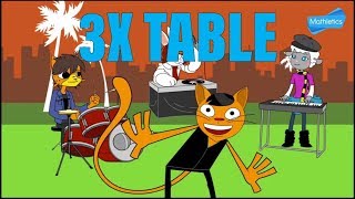 3x TABLE SONG MATHLETICS [upl. by Adebayo479]